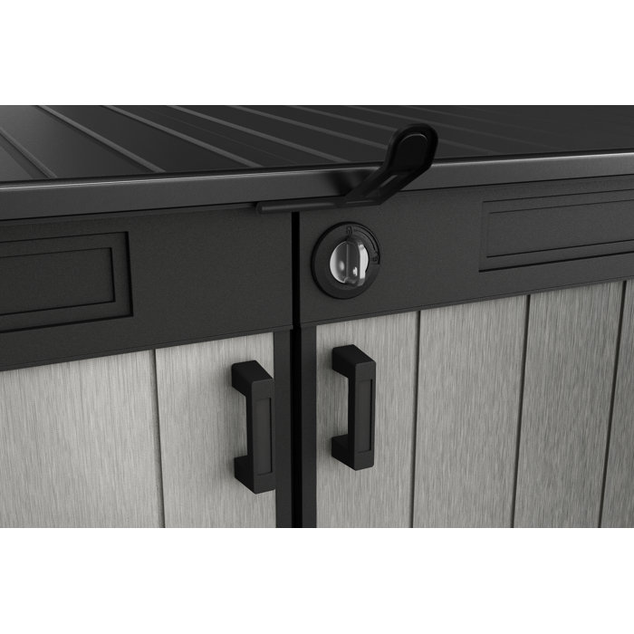 Keter Grande Store 2020L Storage Shed Grey Wayfair.co.uk